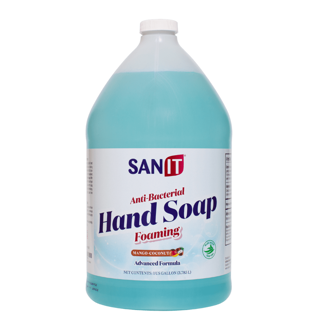 sanit bulk 1 gallon mango coconut foaming antibacterial hand soap manufacturer